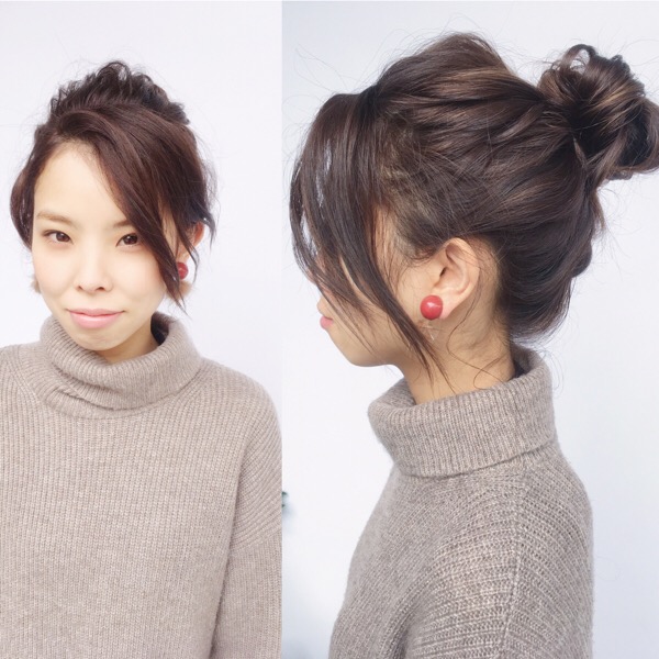 髪が多くて上手く出来ない人の ゆるかわお団子やり方作り方 Masaki Okajima