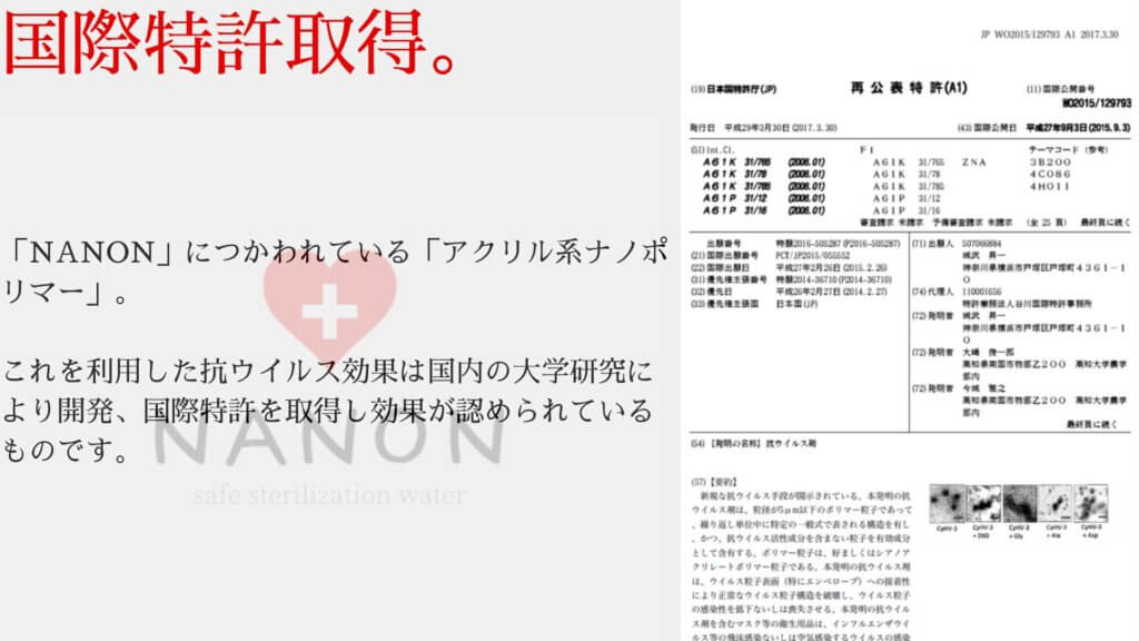 NANON 特許